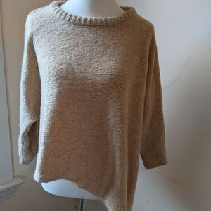 Eileen Fisher Cozy Beige Women's Sweater